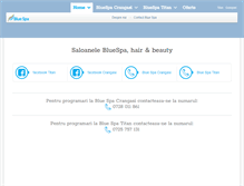 Tablet Screenshot of bluespa.ro